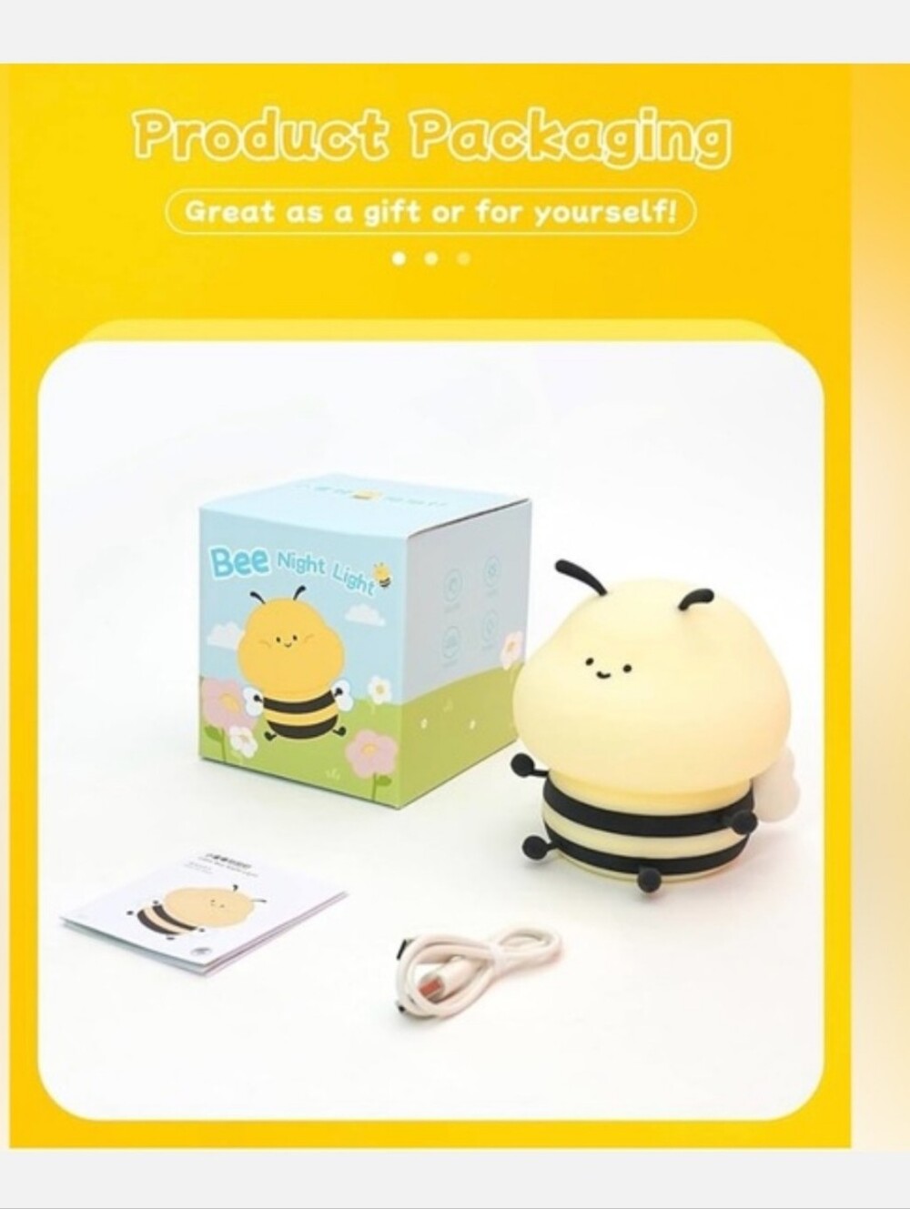 Cute Little Bee Night Light - Picture 11 of 11
